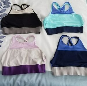Aerie Mesh High-neck Sports Bra Bundle